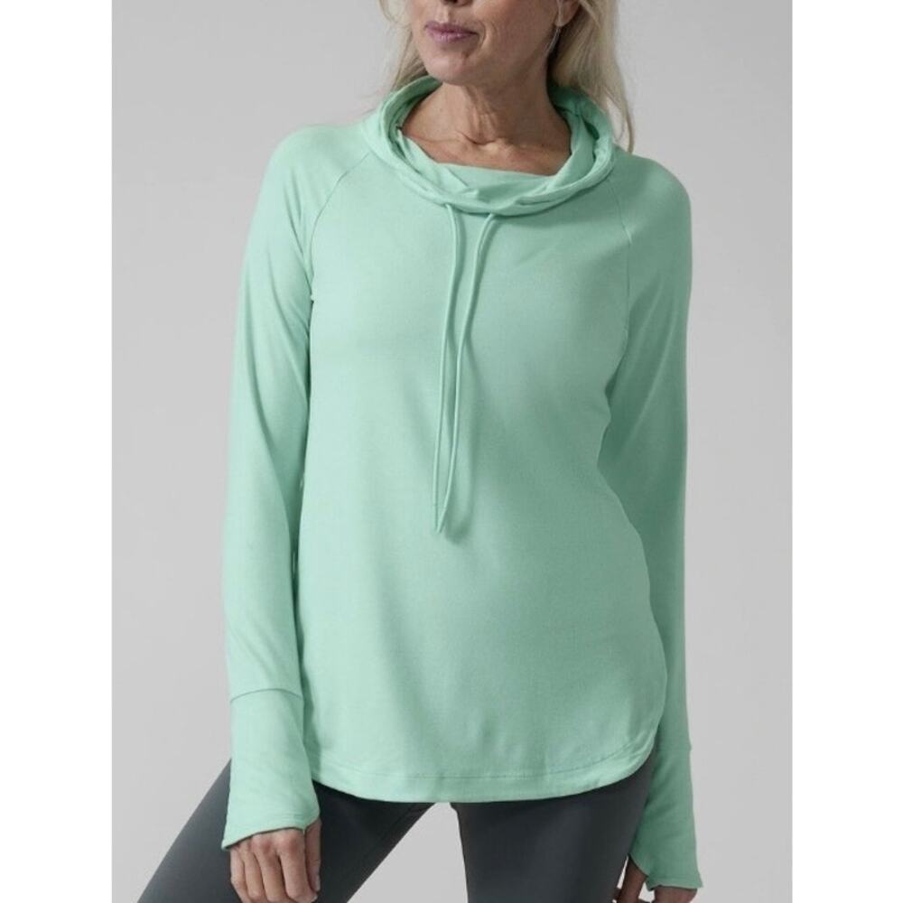 ATHLETA Uptempo Hoodie Sweatshirt Mint Medium M
